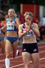Eilidh Child (GB) wins the 400 metres hurdles at the European Athletics Team Championships.